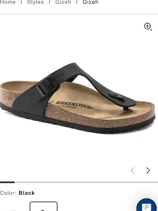Birkenstock Shoes - Birkenstock gizeh BS black sandals new in box sz 40 or 9  narrow fit